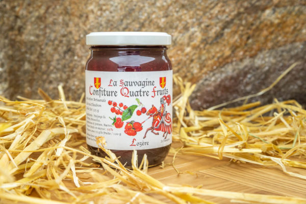 Confiture Quatre fruits - La Sauvagine