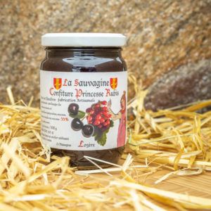 Confiture Cerises noires - groseille - La Sauvagine