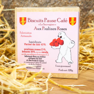 Biscuits Pralines roses - La Sauvagine