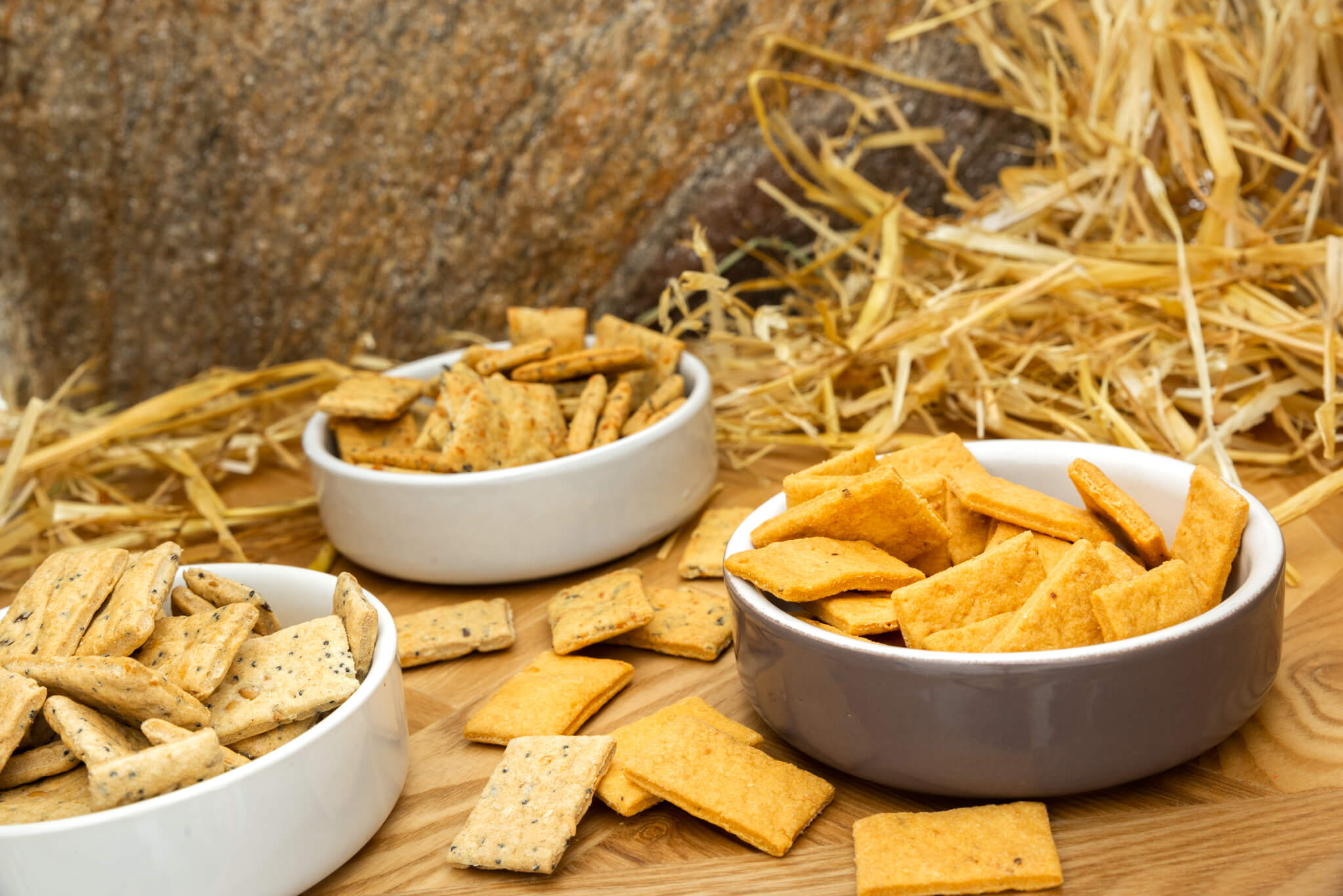 Nos crackers artisanaux pour l'apéritif